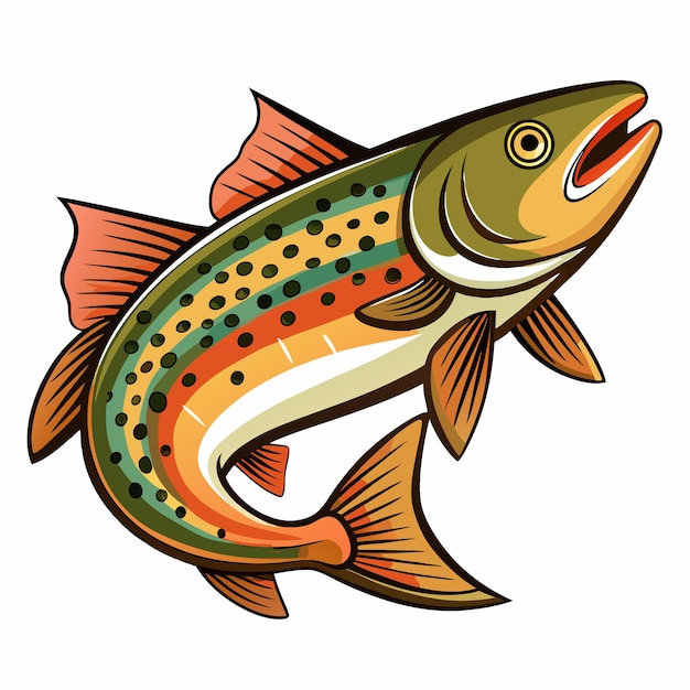 Fish Vector Art Illustration