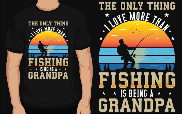 Fishing  graphic  tshirt design