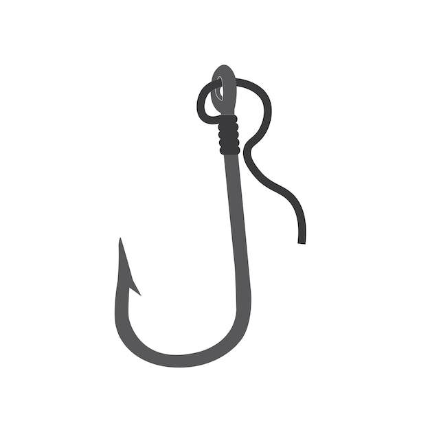 Fishing hook icon vector illustration design