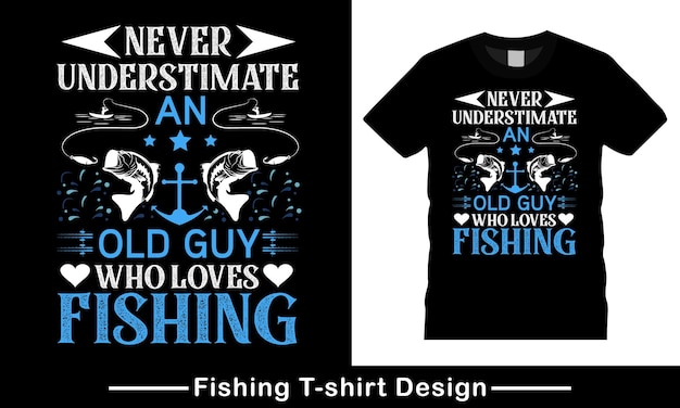 Fishing t-shirt design, Fish lover.