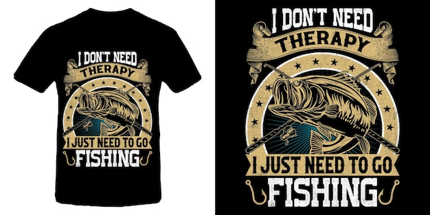 Fishing t shirt design