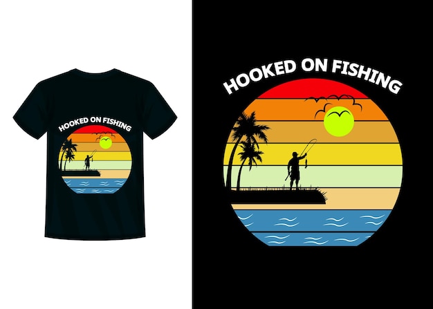 Fishing t shirt design