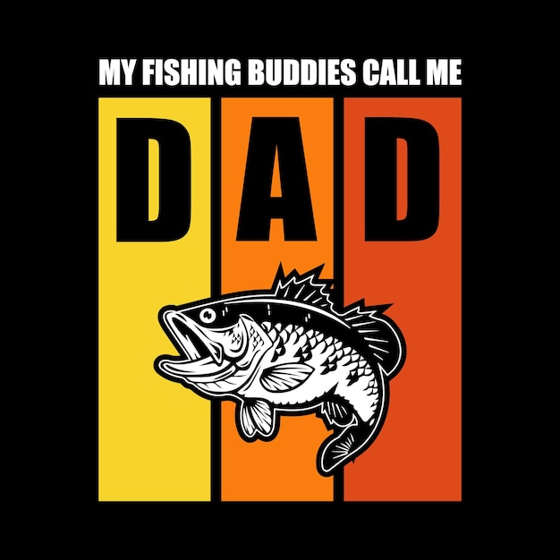 Fishing T-shirt Design