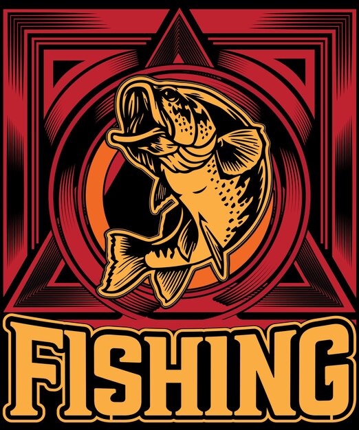 Fishing T Shirt Design