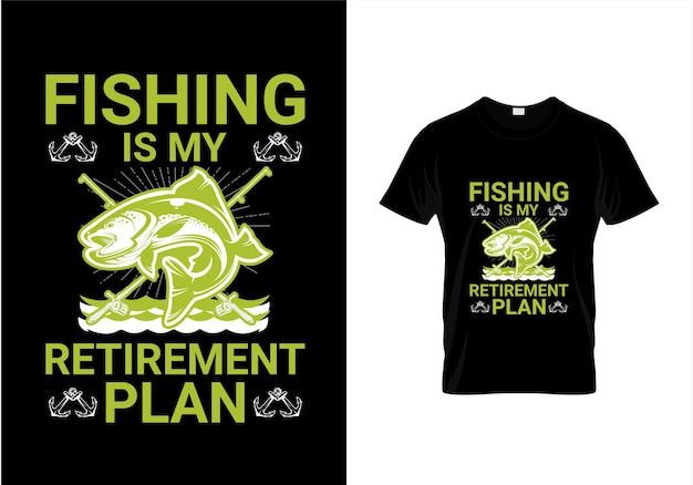 Fishing t shirt design