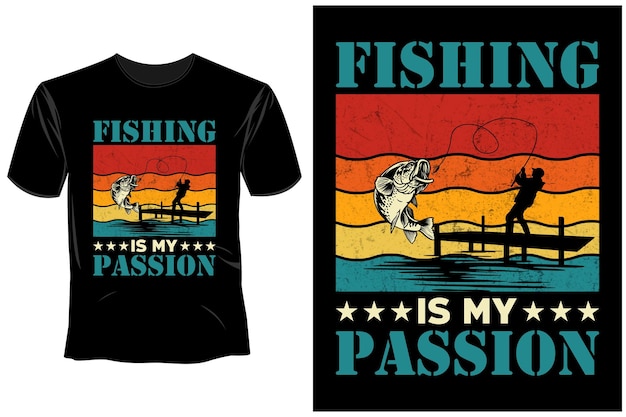 Fishing T Shirt Design