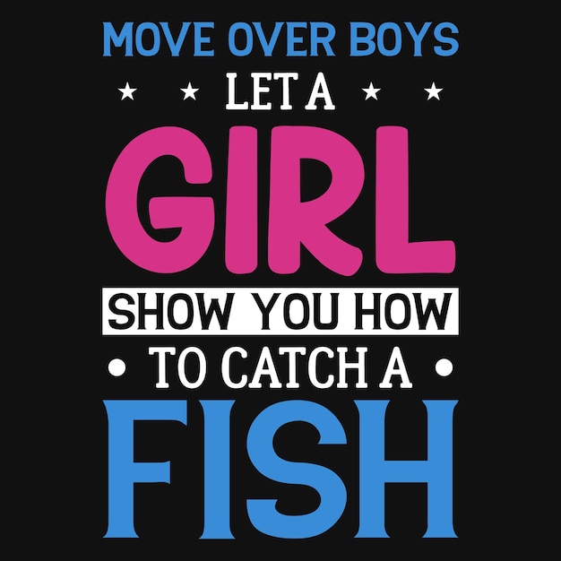 Fishing t-shirt design