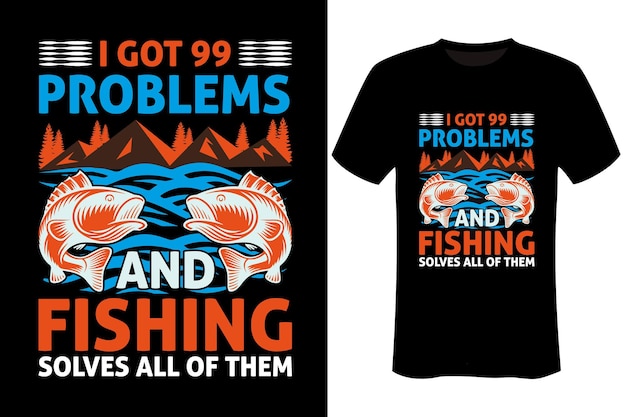 Fishing T Shirt Design