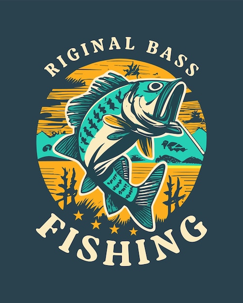 Fishing Tshirt Design fishing tee vector Design