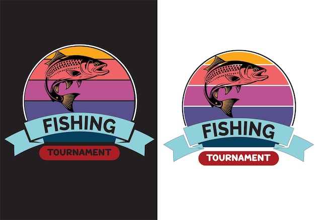 Fishing tshirt design vector bundle Fishing tshirt collection fish lover vector illustration trendy fishing tshirts