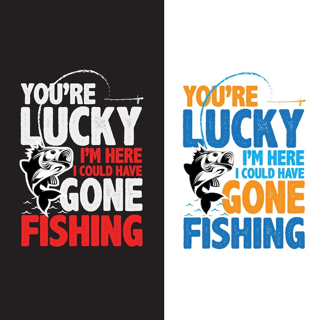 Fishing tshirt design