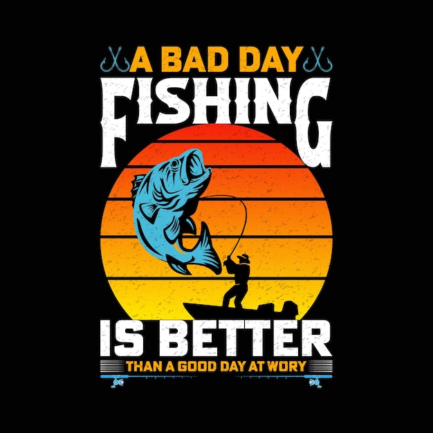 Fishing tshirt design