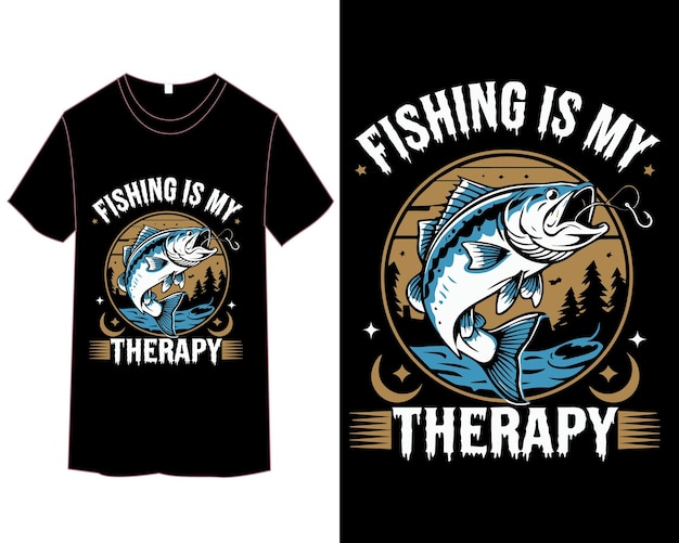 Vector fishing tshirt slogans