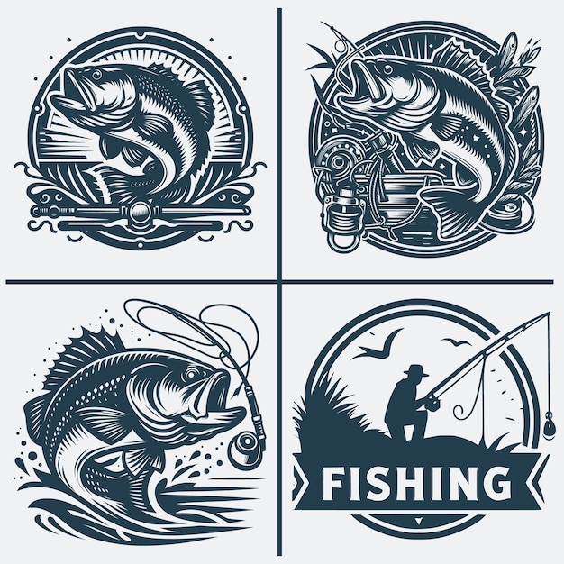 Fishing vector Bundle file Best Fathers Day Gifts for Fishermen Fisher Man