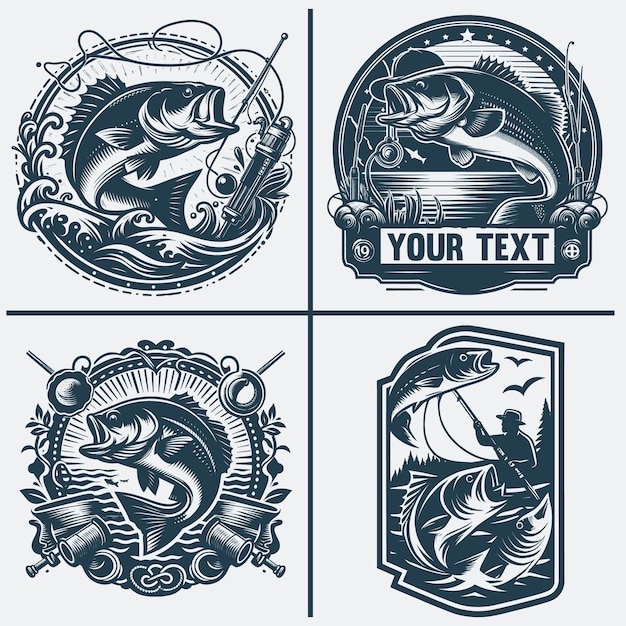 Fishing vector Bundle file Best Fathers Day Gifts for Fishermen Fisher Man