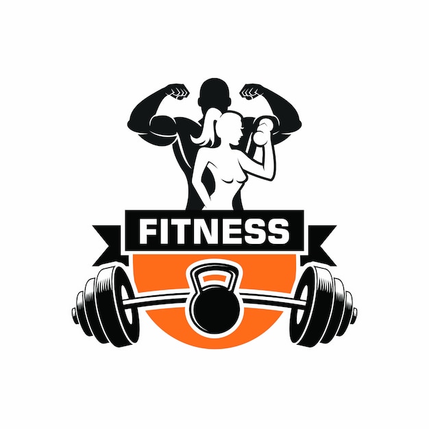 Fitness body building Logo