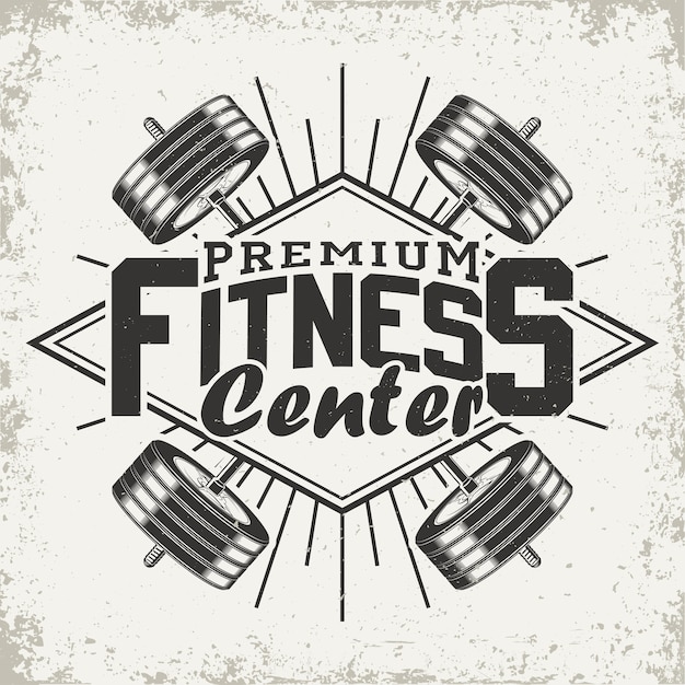 Fitness center logo