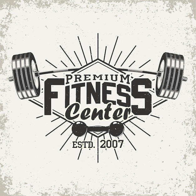 Fitness center logo