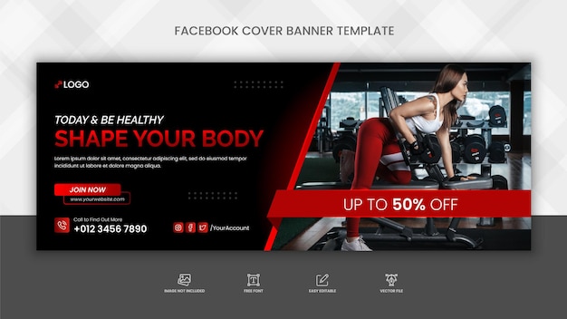 Fitness Gym Banner Template