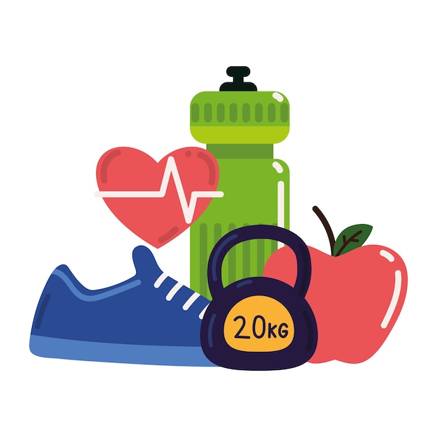 Fitness lifestyle weight and fruit