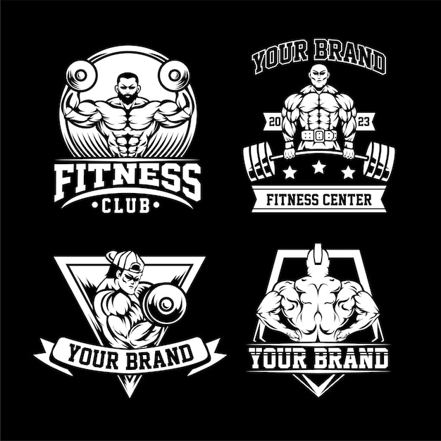 Fitness logo collection