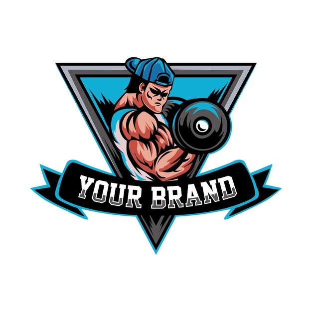 Fitness logo Iluustration