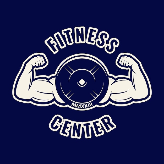 Fitness Logo Retro Style Good For Fitness Logo Gym Logo