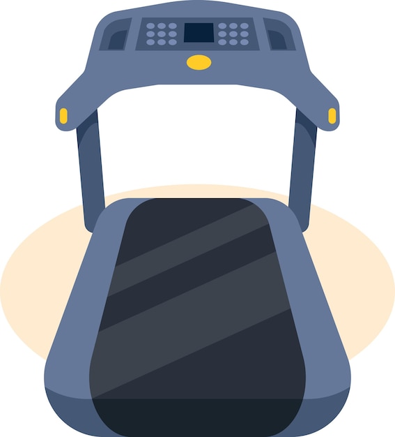 Fitness Machine Vector Image Isolated On Transparent Background