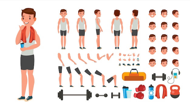 Fitness Man set