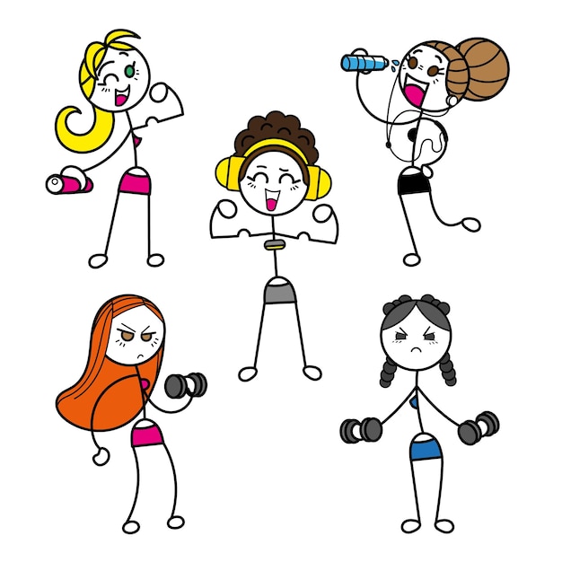 fitness stick women