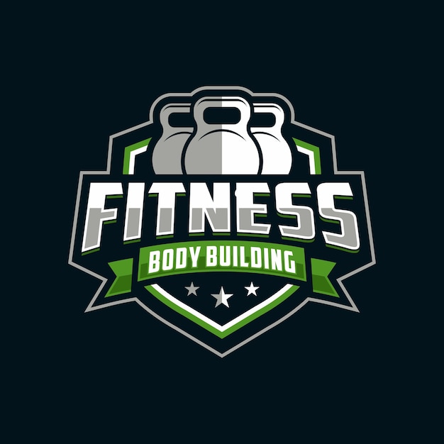 fitness vector logo design template design for gym