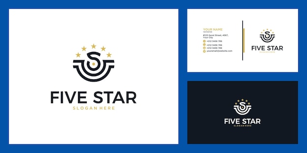 Five star and business card design inspiration