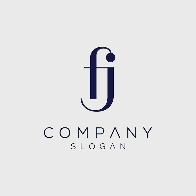 fj logo design template