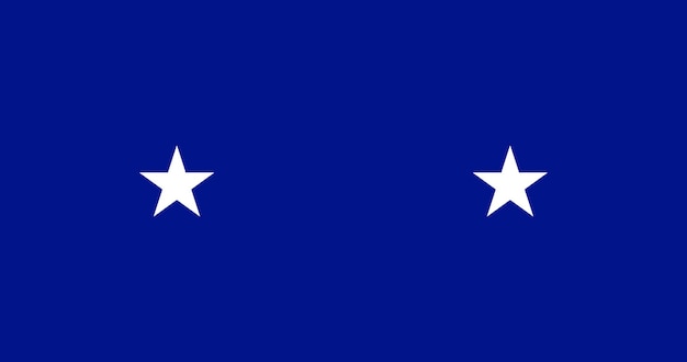 Flag of an Air Force major general United States vector image