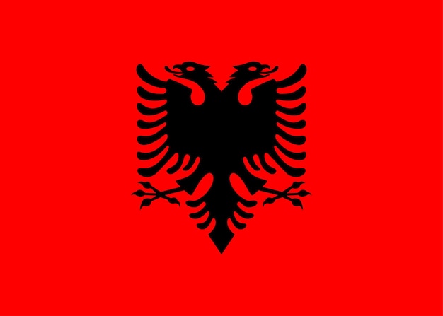 flag of albania