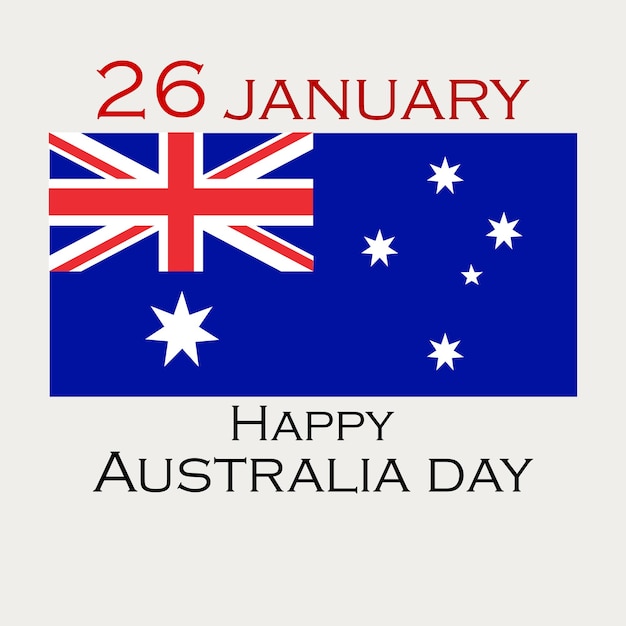 Flag of Australia brush stroke background