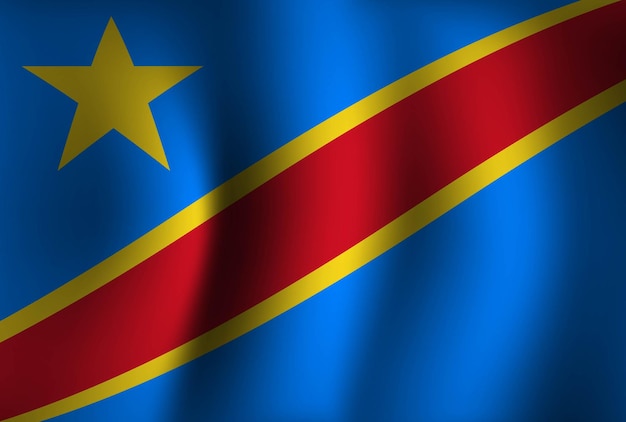 Flag Background Basedemocratic republic of congo Flag Background Waving 3D National Banner Wallpaper