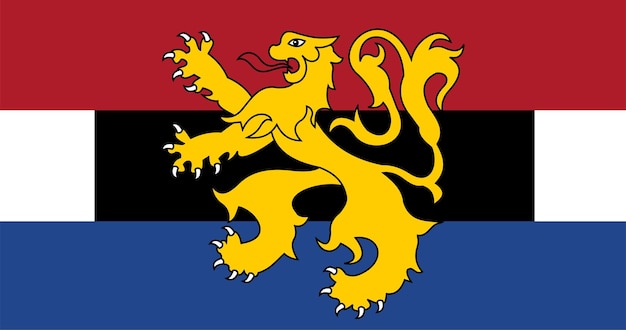 Flag of Benelux vector image