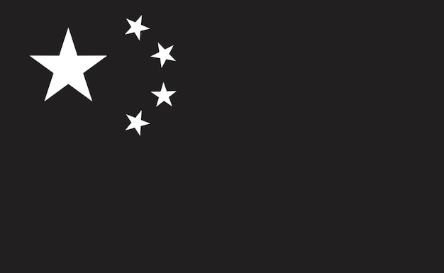 flag of dark china an asian nation