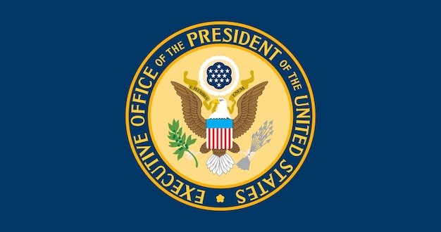 Flag of the Executive Office of the President vector image