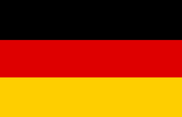 Flag of Germany. Vector illustration