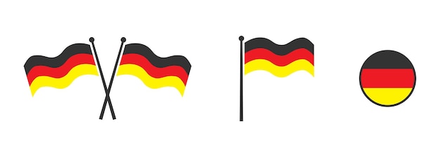 Flag of Germany Waving flag of