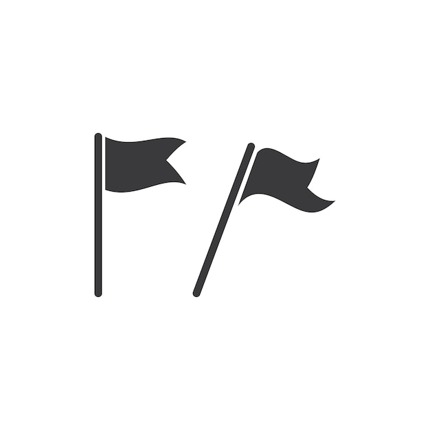 Flag icon flat design vector