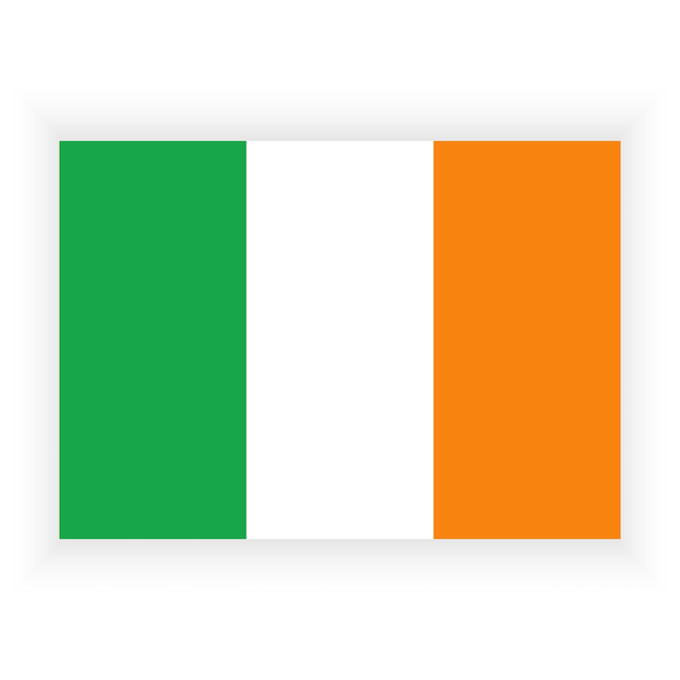 Flag of Ireland Grunge Flag of Ireland Ireland flag with grunge texture