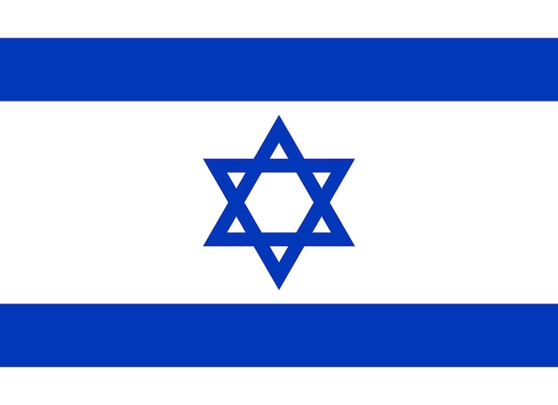 flag of israel flag nation vektor illustration