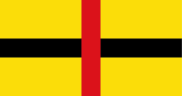 Flag of Laakdal Municipality in Belgium vector image