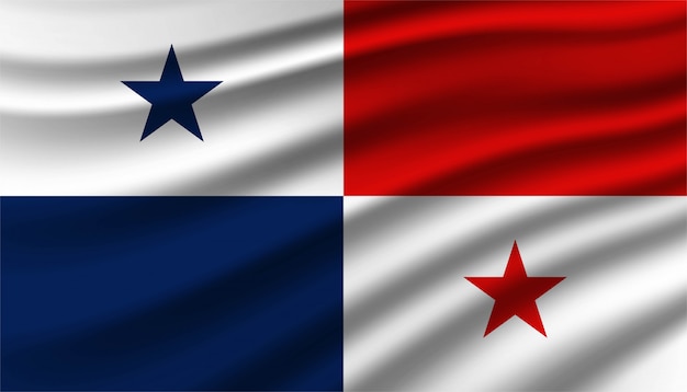 Flag of Panama background.