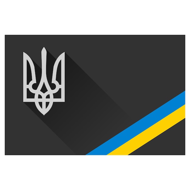 Flag of Ukraine dark banner