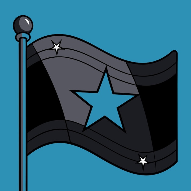 flag vector illustration cartoon