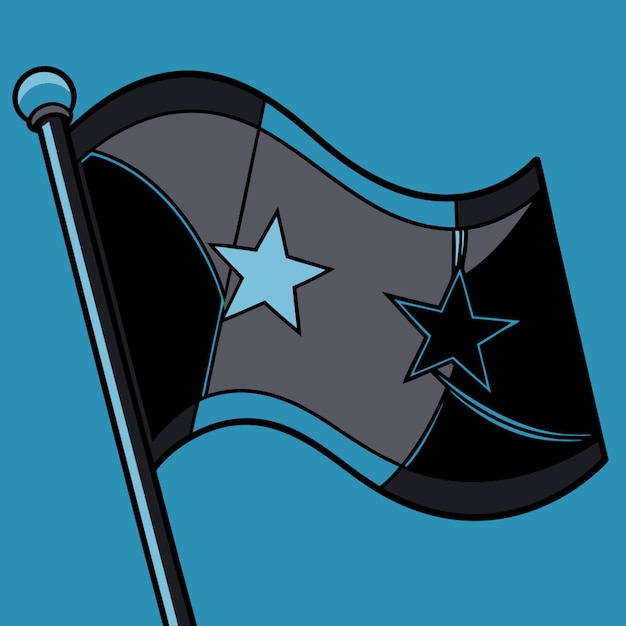 flag vector illustration cartoon